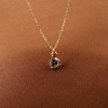 Zirconium, pendant, chain for key bag , accessory, golden color, simple and elegant design, wholesale