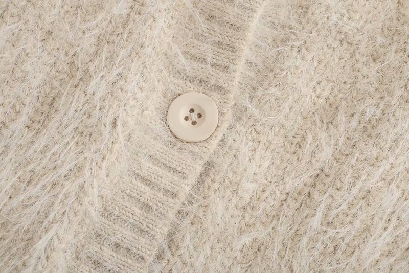 autumn buttoned women's knitted cardigan jacket NSAM2301