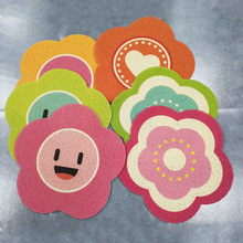 花朵造型PVC門墊家用門口入門腳墊蹭土防滑進門絲圈地墊防滑家用