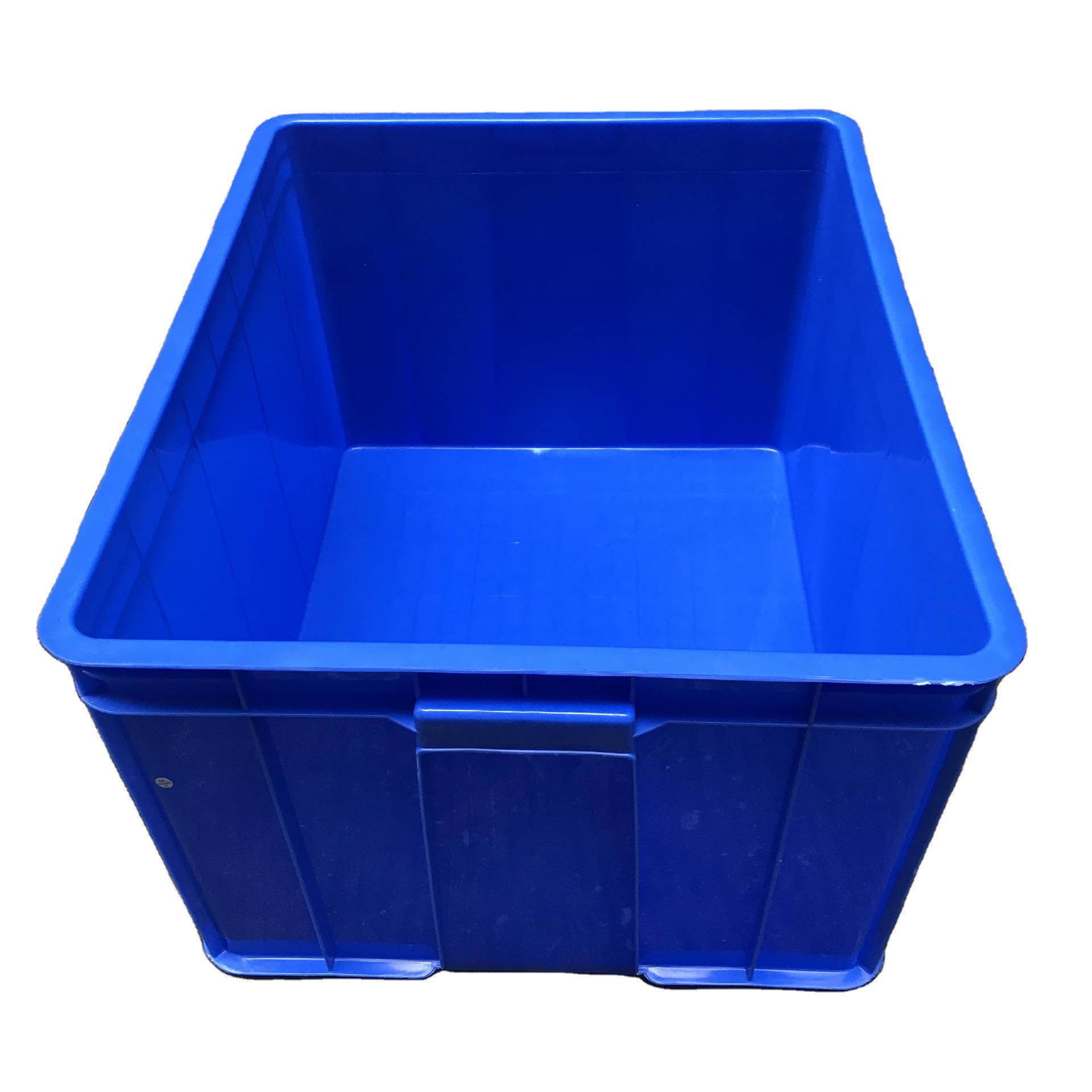 供应白 蓝色塑料胶箱 烫金塑料周转箱 包装塑料箱 运输箱 餐具箱