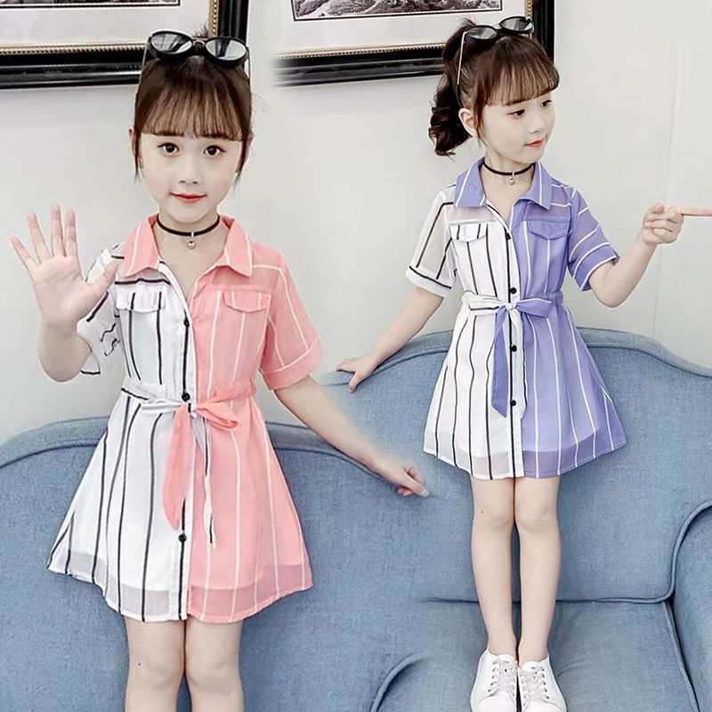 Girls dress summer 2019 new medium and l...