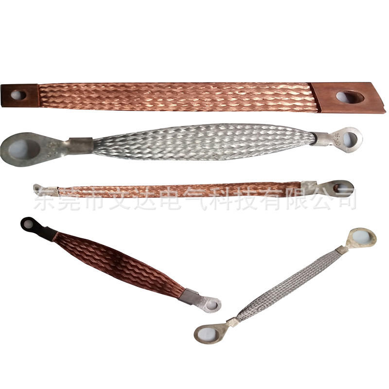 16平方接地铜编织线工地基础接地线高层建筑玻璃幕墙避雷铜导线