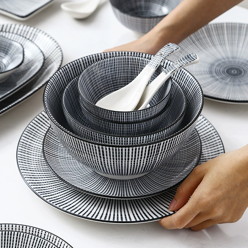 Japanese tableware, ceramic set for home use, internet celebrity