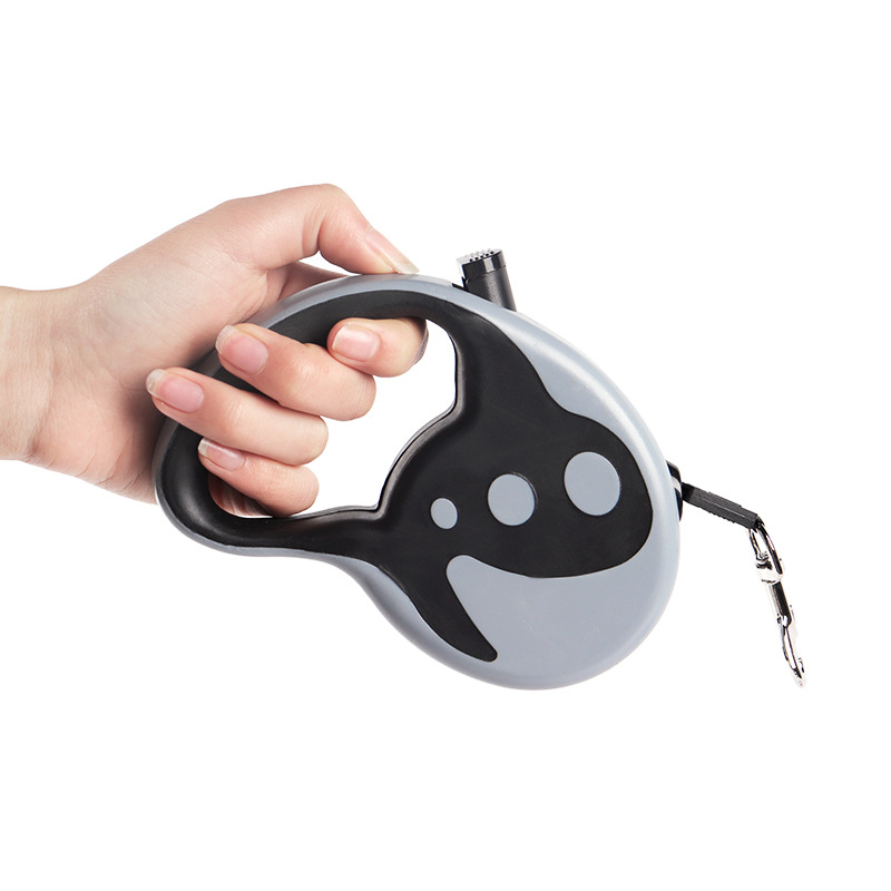 Tedora nueva cuerda de tracción perros medianos y pequeños Freno de un clic retráctil 3 M cuerda de tracción automática suministros para mascotas