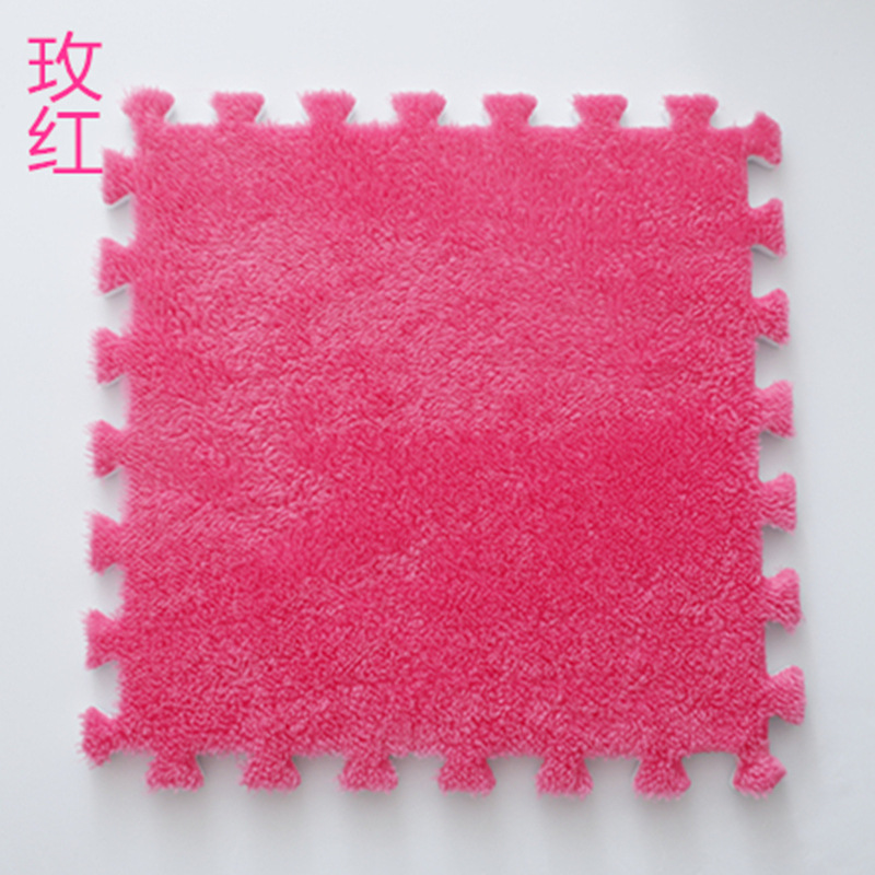 Dormitorio Full-shop hogar engrosada costura alfombra de piso de área grande máquina de corte de la alfombra de gamuza lavable fabricante