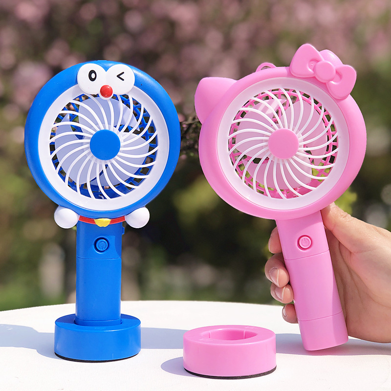 Cartoon small fan portable small usb rec...