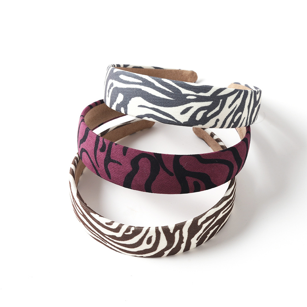 Creative Level Zebra Pattern Headband display picture 7