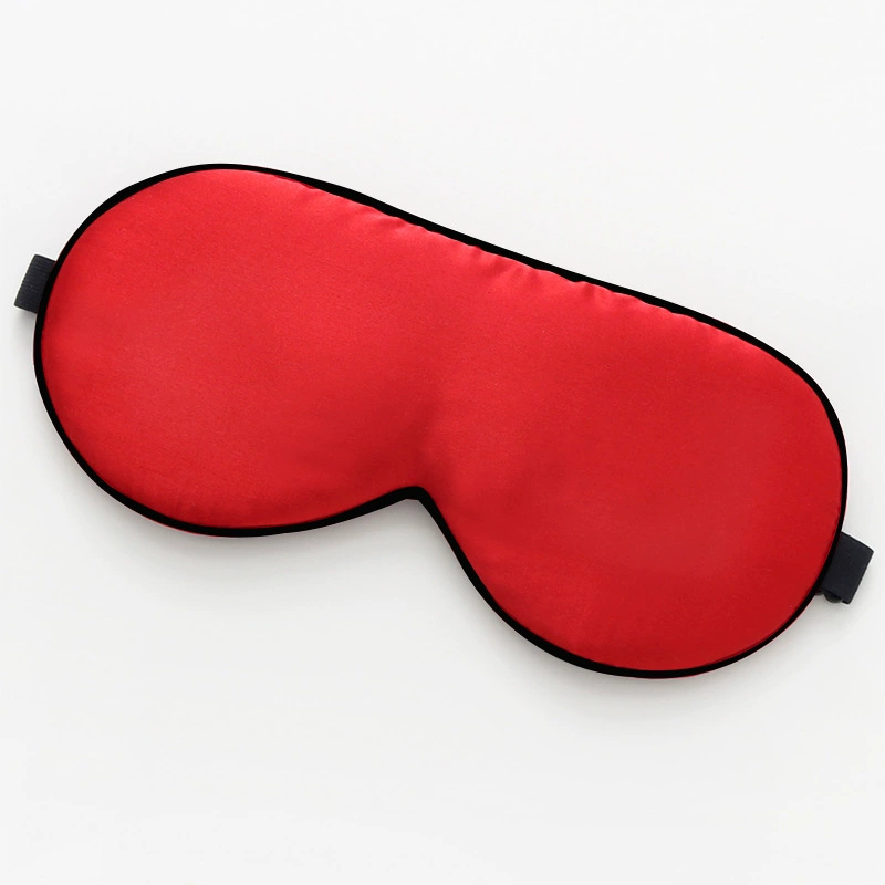 Silk double-sided sleep mask, with embroidery, eyes protection