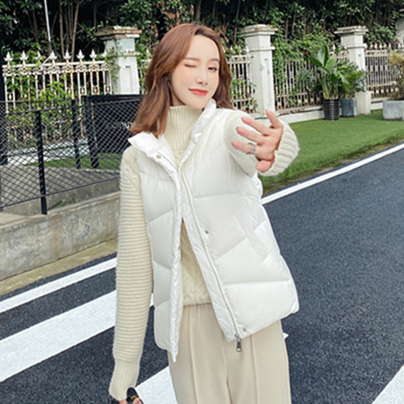 Down vest women 2020 Autumn and winter new pattern have cash less than that is registered in the accounts Korean Edition Light and thin Self cultivation All-match fashion keep warm Down Jackets vest