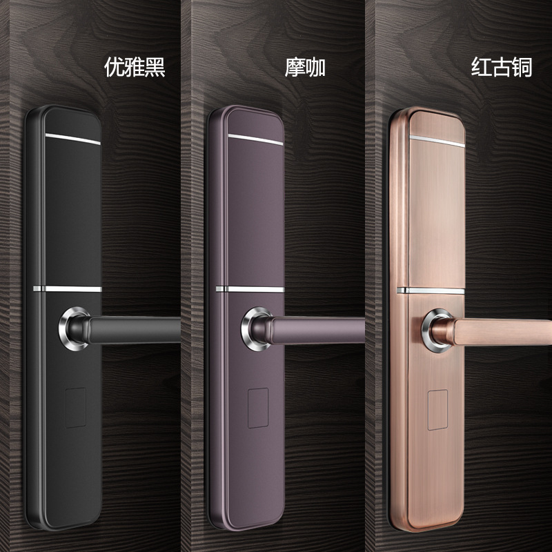 Mousse household Fingerprint lock automatic slide downward Smart Lock Password lock Long-range Unlock engineering wholesale oem Manufactor