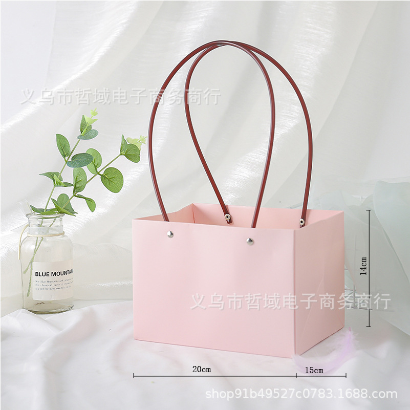 花店手提袋鲜花包装喜糖礼品袋伴手礼品盒包装纸袋礼盒袋批发