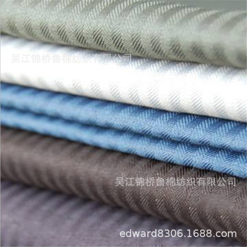 polyester-cotton blend Pocketing Herringbone 100D*45S Plain Interweave Herringbone Black and white goods in stock Lengthening Elater