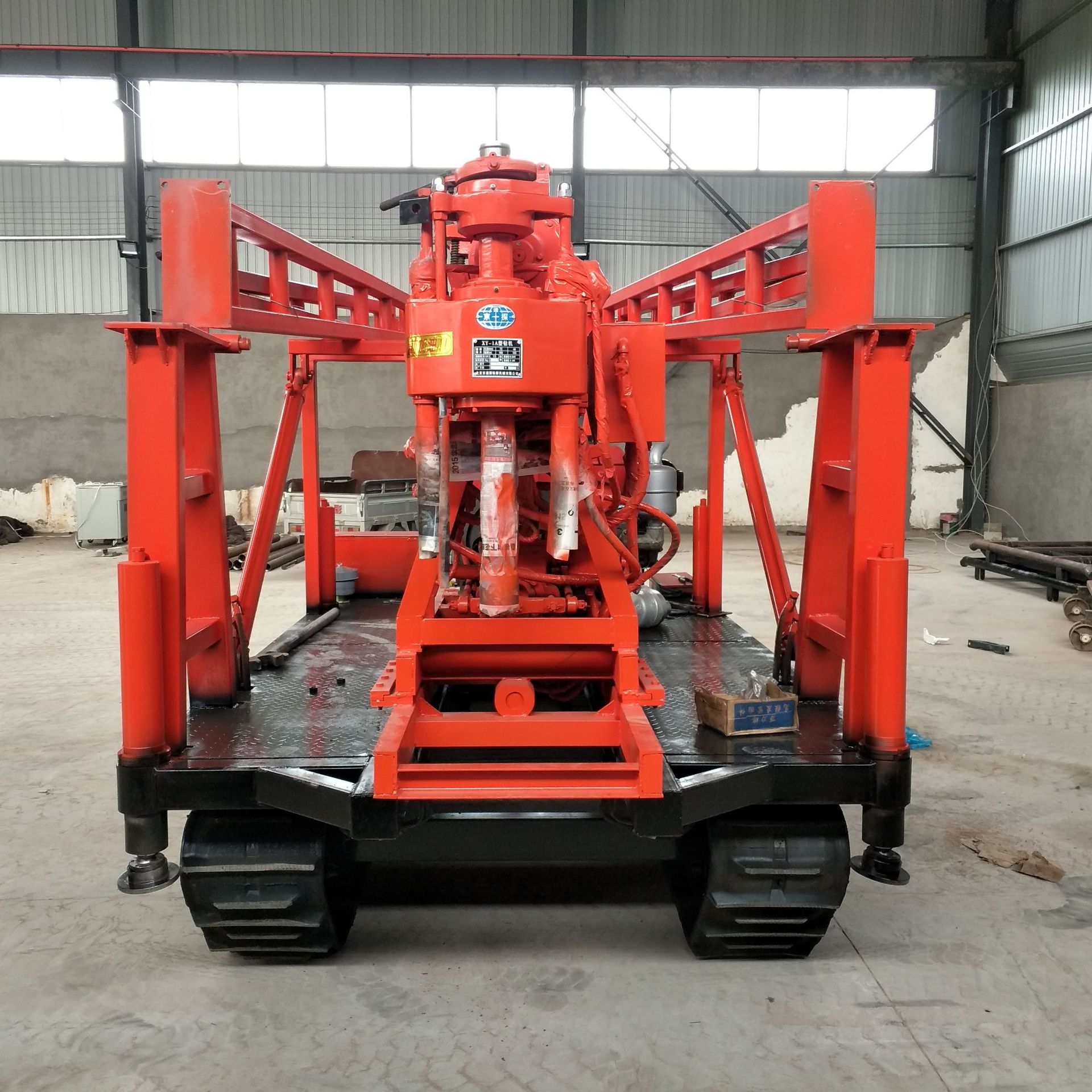 生产定制履带式液压打水井设备 地质勘察钻机