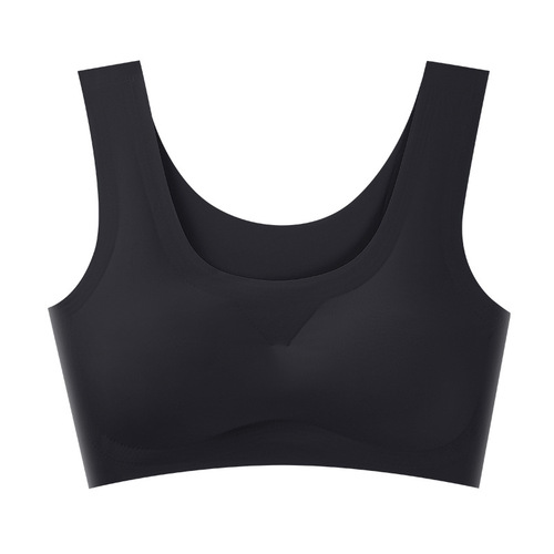 Japan's Shangpin Anxin Generation Seamless Underwear Women's Ice Silk Beautiful Back Wrapping Sports Yoga Vest Bra