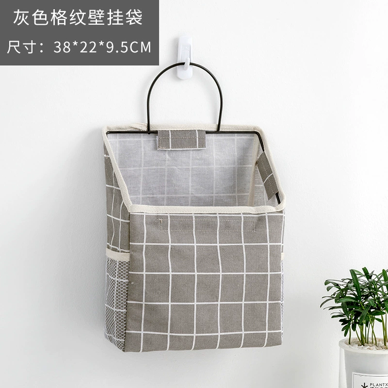 Подвесной органайзер, хлопок и лён, настенный крючок, 30×24 см, 0,16 кг