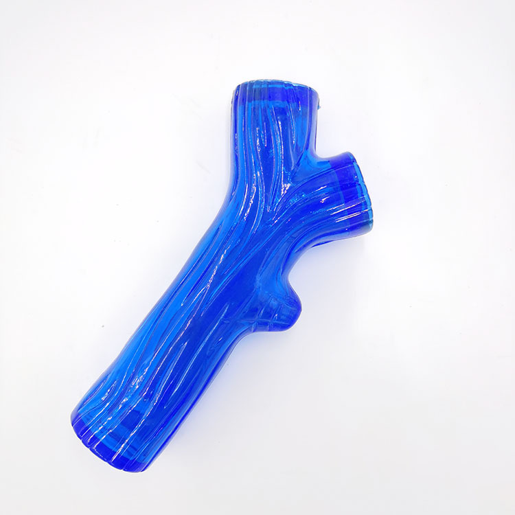 Rama de juguete de limpieza dental molar resistente a los mordiscos rama sonido perro juguete TPR de goma suave juguete para mascotas suministro directo de fábrica