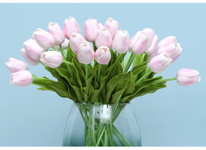 Indoor, Daily, Date Occasion Elegant Romantic Tulips Plastic Silk Flower Artificial Flowers