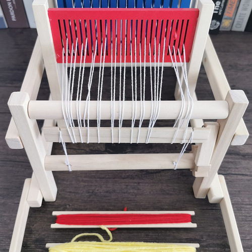 Kindergarten adult handmade wooden multifunctional loom for boys and girls hand-woven DIY hand-made toys