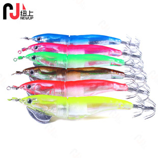 Floating Squid Jig 6 Colors Duo Squid Jig Fresh Water Bass Swimbait Tackle Gear