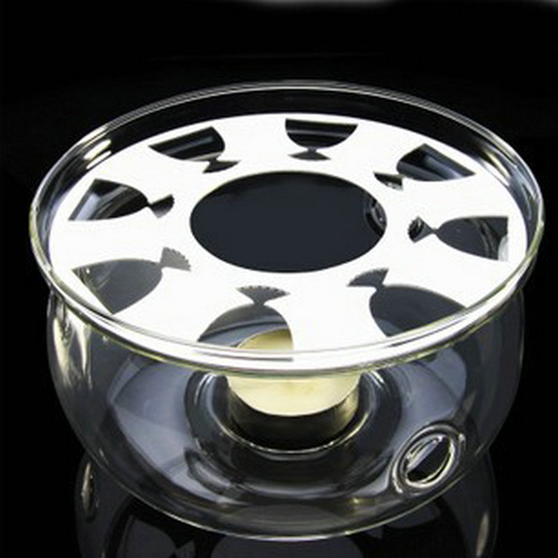 Heat-resistant glass teapot