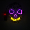 Plastic glossy fluorescence mask, halloween