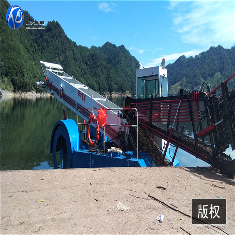 青州科大供应全自动垃圾打捞船 小型割草机 广西钦州水面清漂船