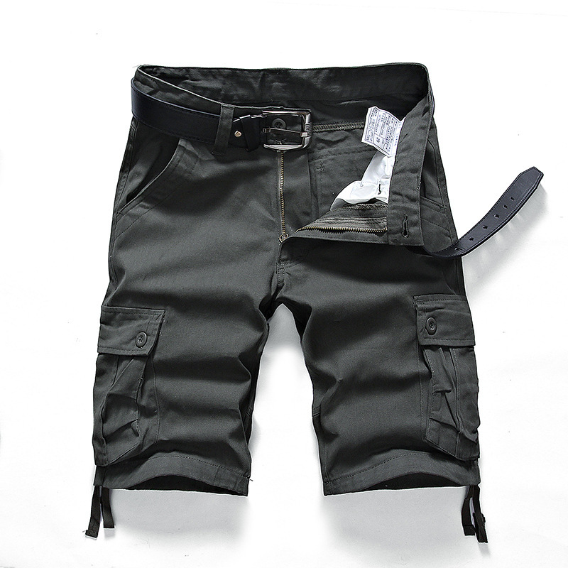 Venta al por mayor transfronteriza nueva moda de verano estilo de verano casual cinco pantalones casuales cortos de algodón multi-bolsa pantalones Casuales