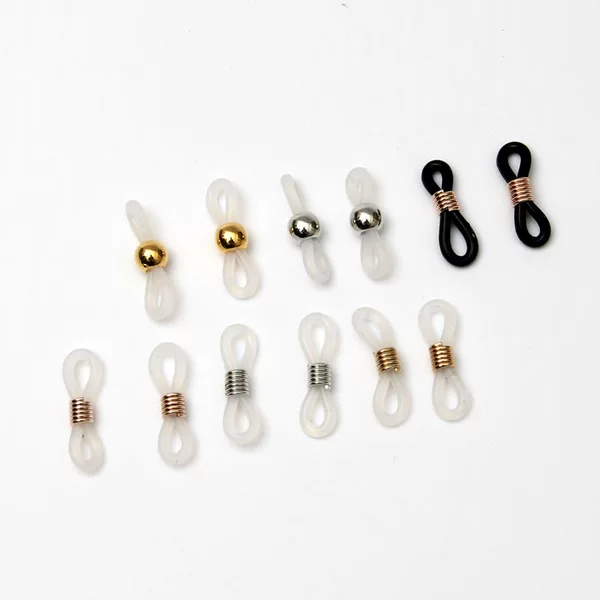 Glasses accessories wholesale silicone glasses non-slip ring glasses chain accessories European and American glasses jewelry anti-lost ring