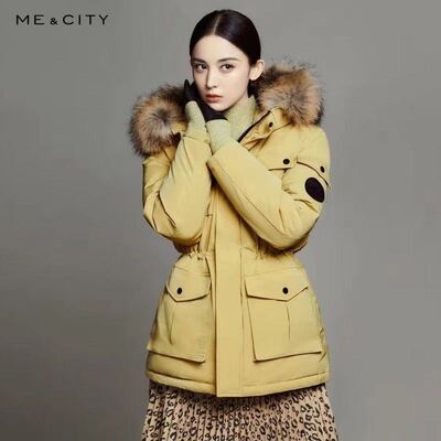 2020 new pattern Down Jackets Mid length version work clothes Waist Overcome Duck thickening keep warm Easy coat