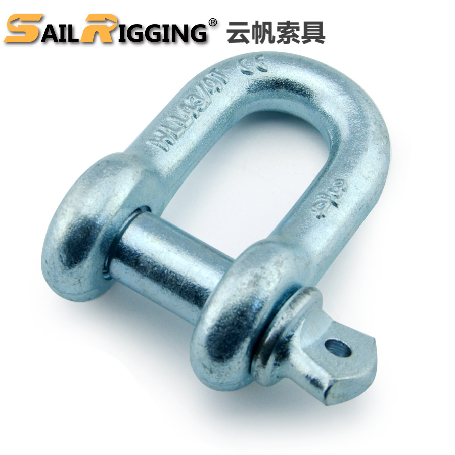 青岛即墨索具厂家直供 g210合金钢模锻卸扣 美标u型卸扣防脱快装