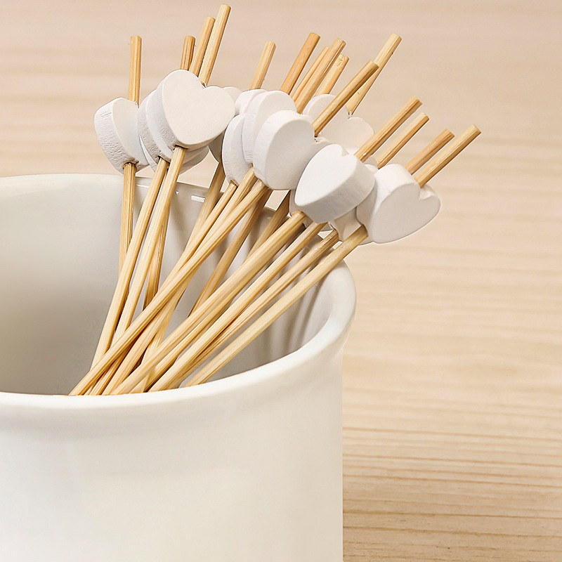 水果签 爱心水果签 一次性水果签