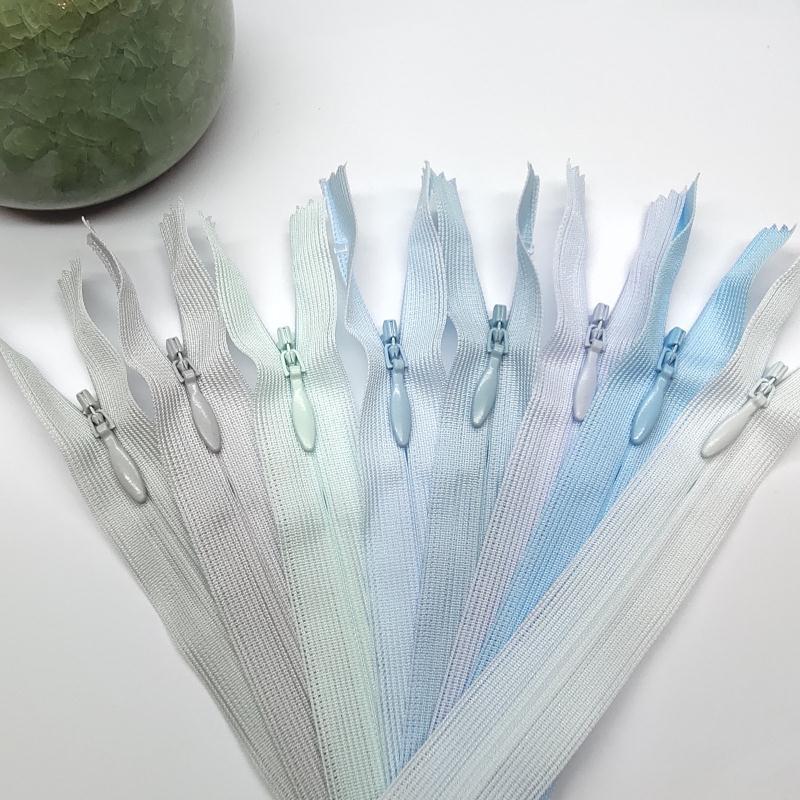 YKK 2号网边丝边隐形水滴头拉链婚纱裙子晚礼服24英寸YKK正品现货