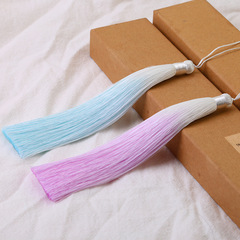 Elegant Graduated Fringe Tassel Bookmark Decor, 16cm Polyester Fashion Accessory Hair Tassel Decoration