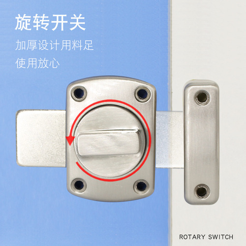 Wholesale thickened zinc alloy wooden window latches, anti-theft door cabinet door buckles, simple exposed lock hardware accessories