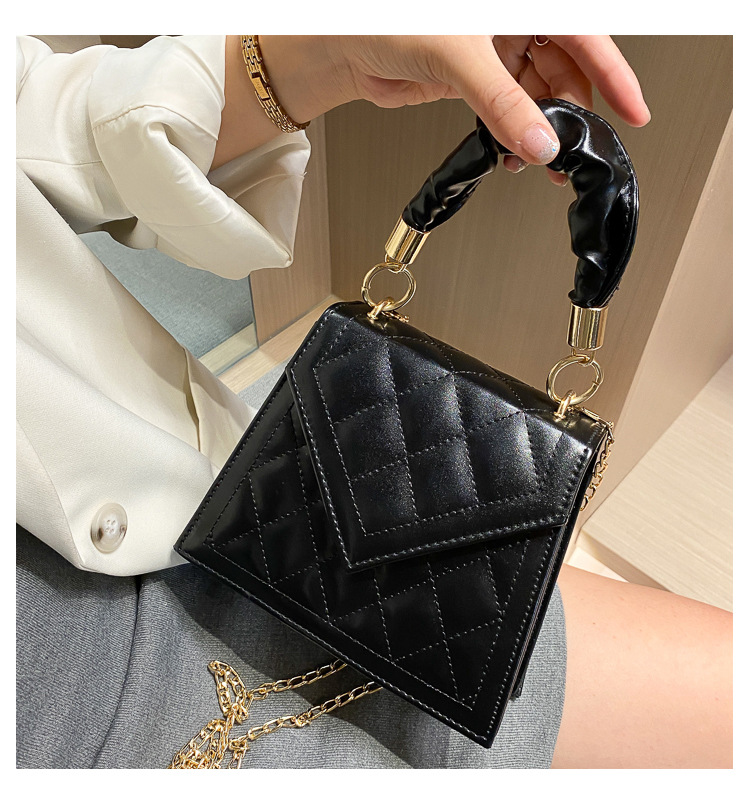 Fashion Rhombus Small Square Bag display picture 5