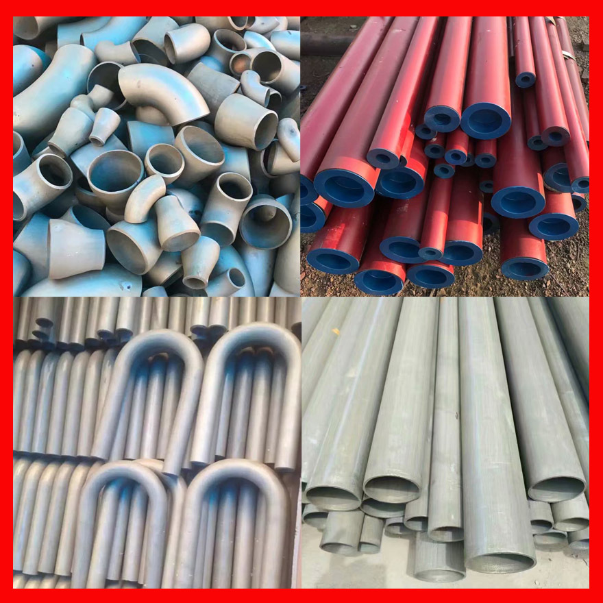 冷库设备用无缝钢管 内壁 酸洗 钝化 除锈  外表 喷漆 防腐 盖帽