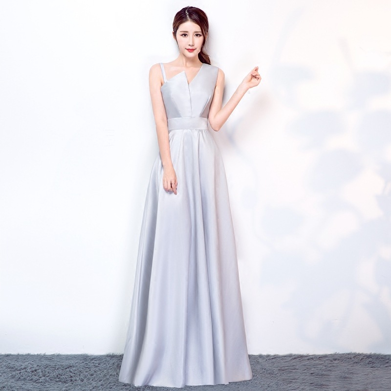 Long elegant bridesmaid dress