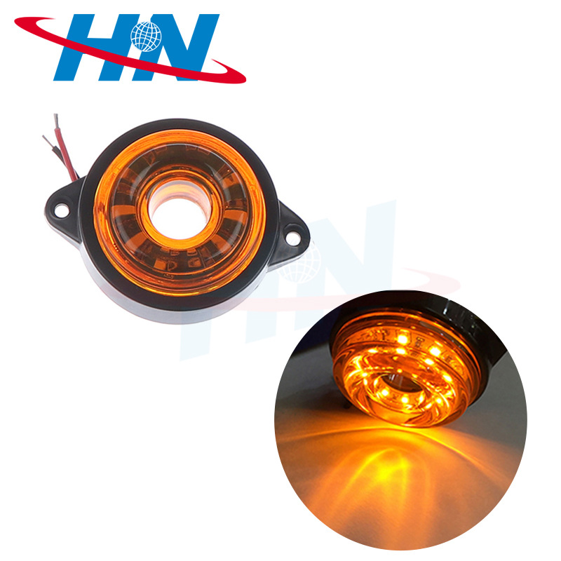 Transfronterizo de suministro de comercio electrónico camión remolque luz lateral camión luz redonda luz de giro luz LED luz lateral