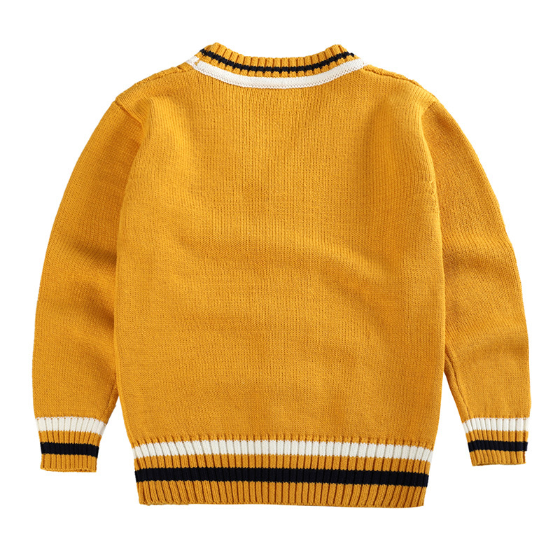 Entrega de una sola pieza padre-hijo ropa para niños suéter de los muchachos Chaqueta de punto medio y camisa para niños grandes JK uniforme escolar Chaqueta de punto para niñas