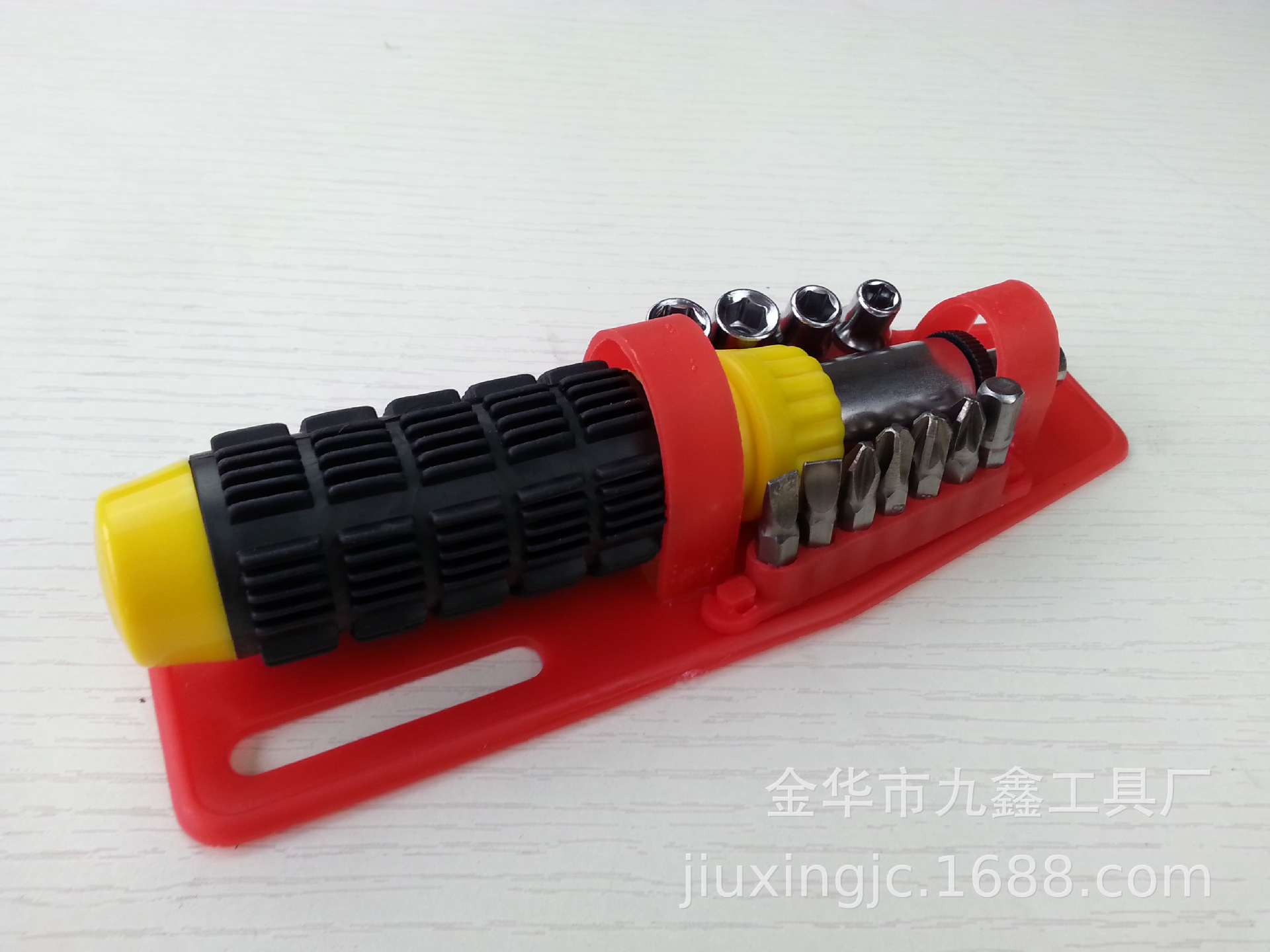 便捷葫芦炳多功能螺丝批头组套手动工具12套双泡铬钒钢材质热处理