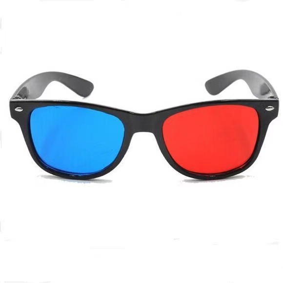 Shelf 3D Miding Red and blue glasses Stereo glasses Red and blue eyes Sale Red and blue glasses wholesale