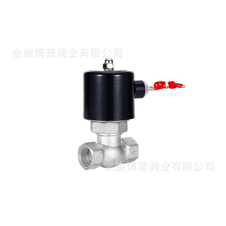 2L-15B 4分不锈钢 G1/2二位二通蒸汽 高温电磁阀  BOPU厂家