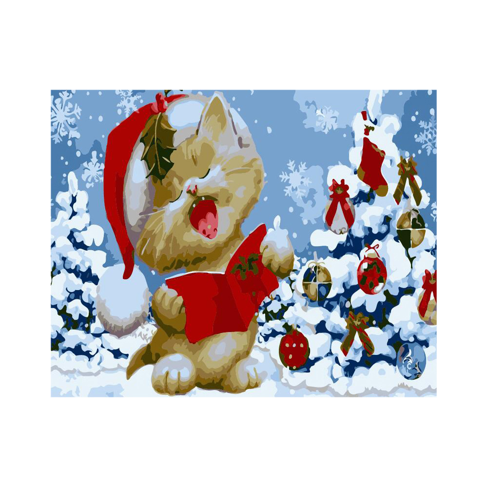 Noche ciudad DIY pintura al óleo digital fábrica al por mayor sin marco combinación apretado marco interior estilo más de 1 unidades entrega