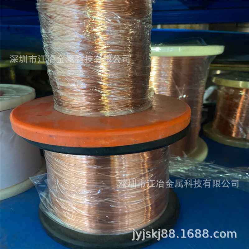 现货供应T2紫铜线 螺丝红铜线 Φ1 2 3 4 5 6mm 高纯导电无氧铜线