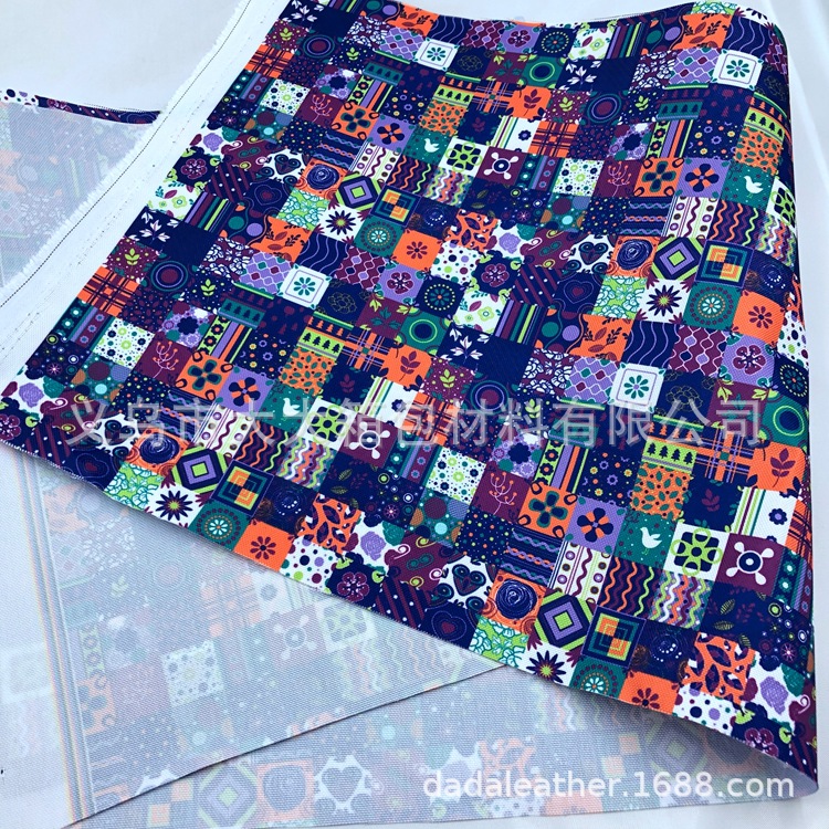 600DPU数码印花 抗拉扯环保PU牛津布 数码印花定制加工一站式服务详情图3