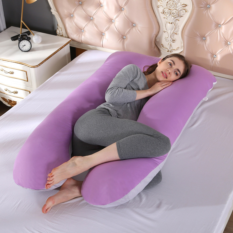 Soporte de cintura transfronteriza lado dormir en forma de U almohada apoyo del vientre almohada de enfermería Tmall Amazon suministro directo almohada de maternidad