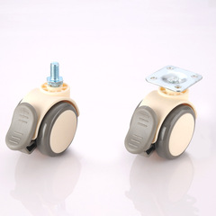 Factory direct supply 2-inch swivel casters, silent swivel casters, mobile flower stand wheels, office furniture casters, wholesale