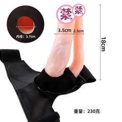 Women's dildo flirting tool for work, men's sexy insert underwear toy, leather pants, dildo