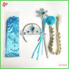Gloves, set, magic wand for princess with pigtail, “Frozen”, princess Elsa, 4 piece set