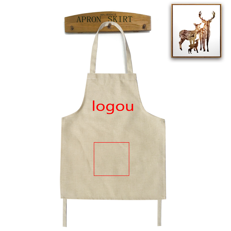 厂家直供围裙式半身裙 韩版围裙厨房罩衣 定制 logo厂家直销|ms